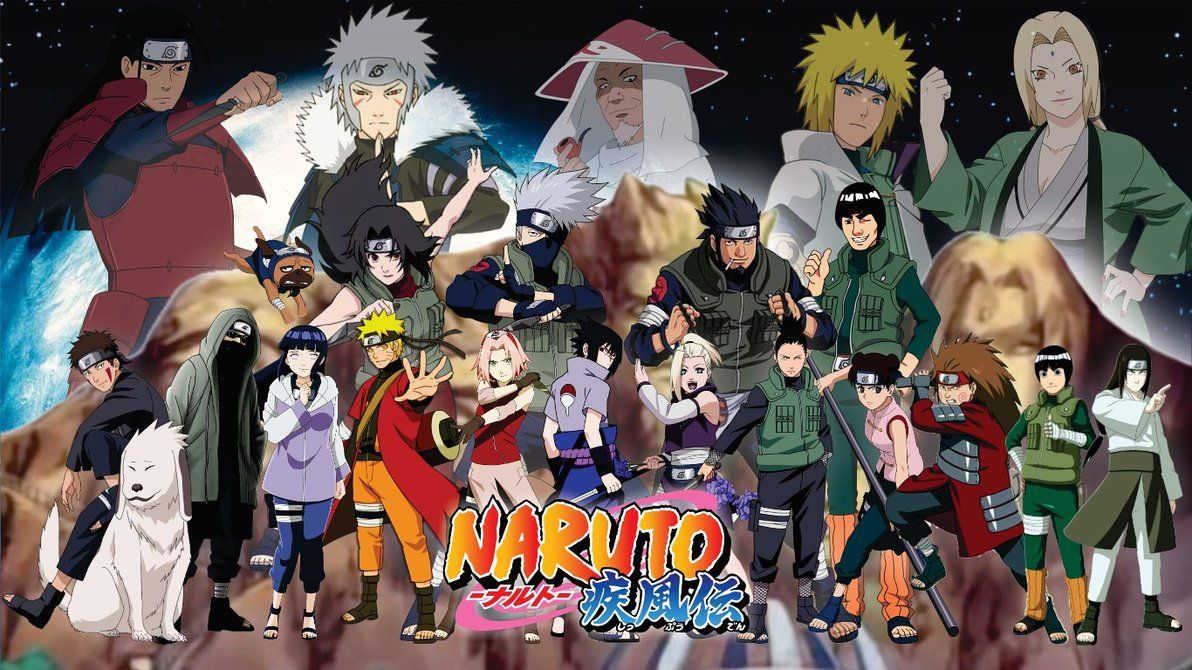 Past Naruto team 7 + Hinata meets future Boruto, Himawari & Sarada